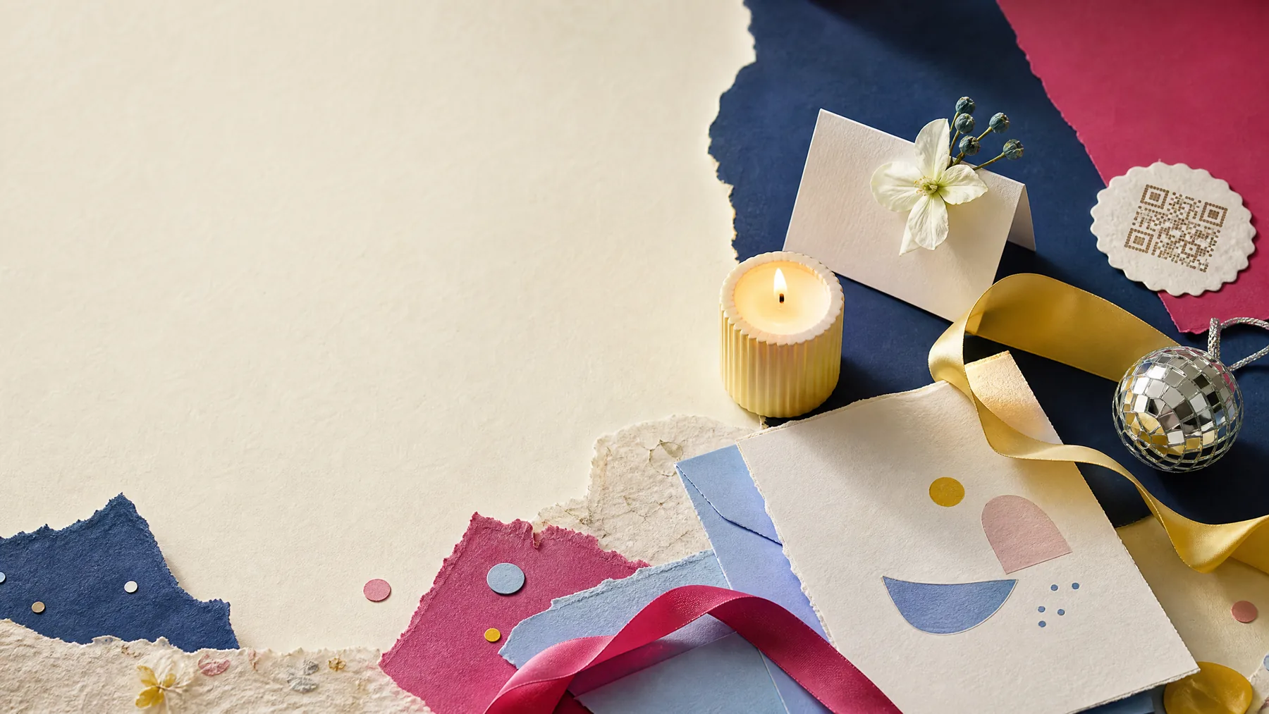 Papier-Collage für unterschiedliche Feiermomente